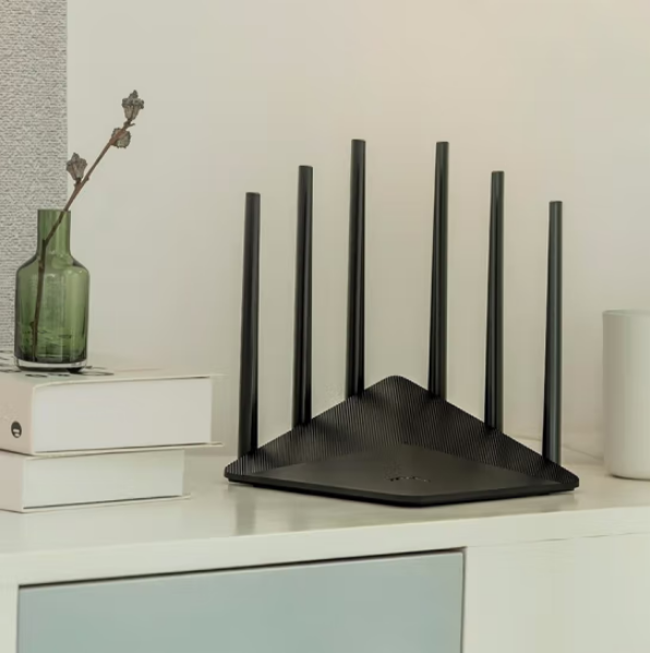 TP-LINK双千兆路由器 1900M无线 家用5G双频 WDR7660千兆易展 mesh分布 六信号放大器 高速路由WIFI穿墙IPv6